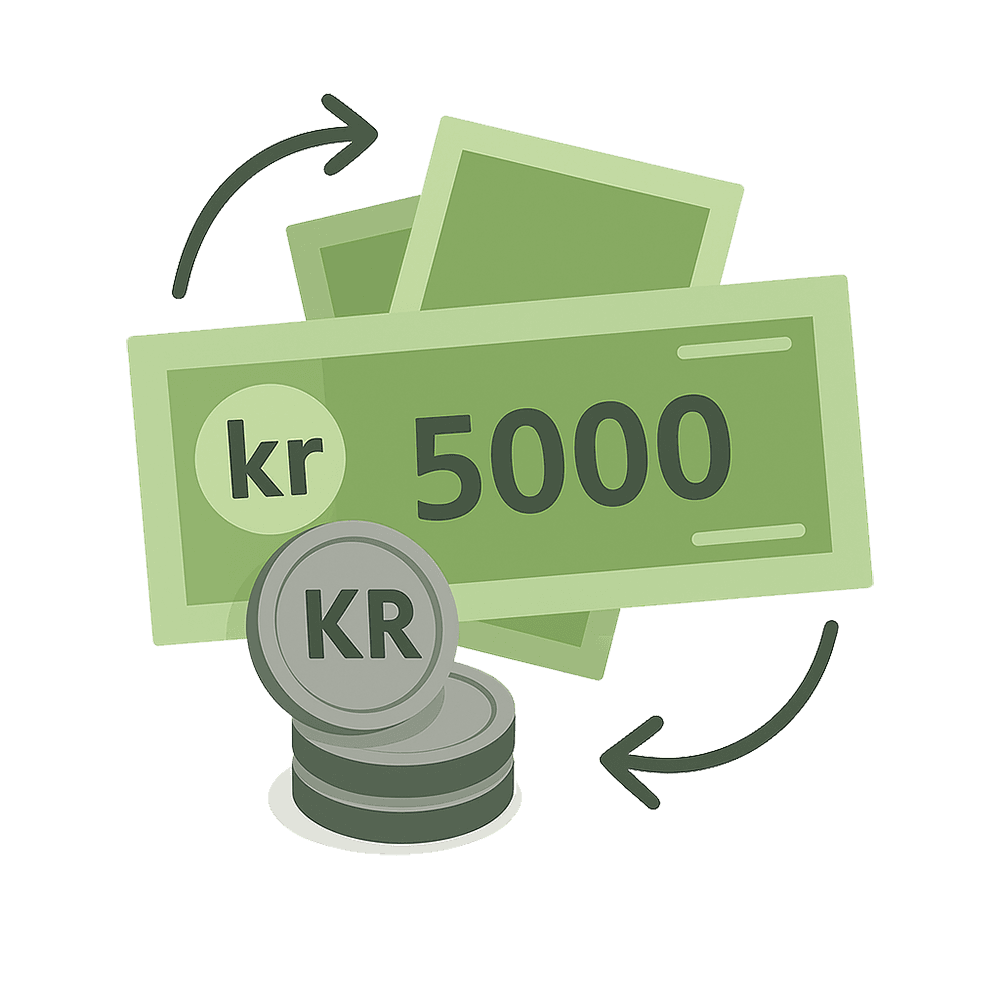 5000 kronor